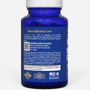 NATURAL STACKS Neurofuel Nootropic Brain Support Supplement - 75 Focus Pills