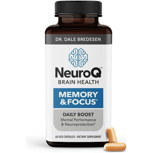 Neuroq Memory & Focus - Boosts Cognitive Performance & Healthy Brain Function - 60 Capsules