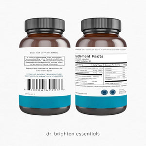 Dr. Brighten Saw Palmetto plus for Women - PCOS Support to Prevent Hair Loss Acne Oily Skin