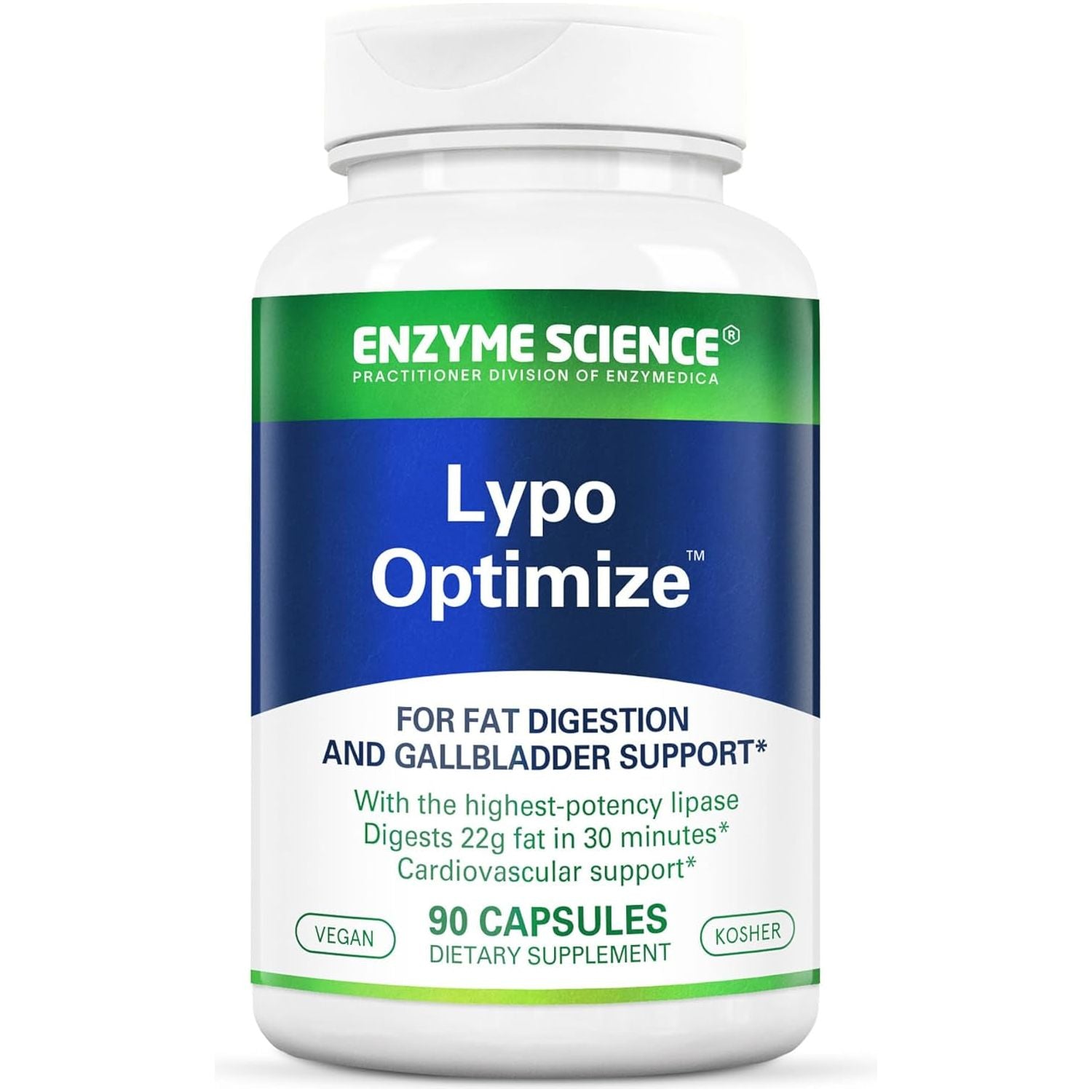 Lypo Optimize – All Natural Digestive Enzyme Support for Gallbladder, Pancreas, and Liver