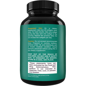 MCT Oil Keto Pills with Caprylic Acid Coconut Oil - for Body Sculpting Sustainable Energy Support and Brain Health