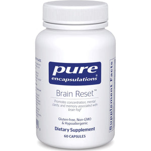 Pure Encapsulations Brain Reset | Supports Concentration, Clarity, and Memory Associated with Brain Fog | 60 Capsules