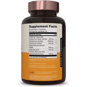 Live Conscious Glucosamine Chondroitin with MSM, Hyaluronic Acid, and More - Movewell Joint Health Supplement