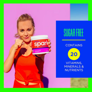 Advocare Spark Vitamin & Amino Acid Supplement - Focus & Energy Drink Powder Mix - Fruit Punch - 10.5 Oz