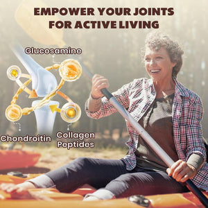 Marafiki Urolithin a Supplement 2000Mg with Glucosamine, Chondroitin, Collagen & Turmeric - 120 Capsules