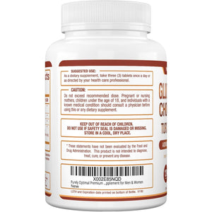 Purely Optimal Glucosamine Chondroitin MSM Supplement W/Turmeric & Boswellia - Joint Supplement - 120 Tablets