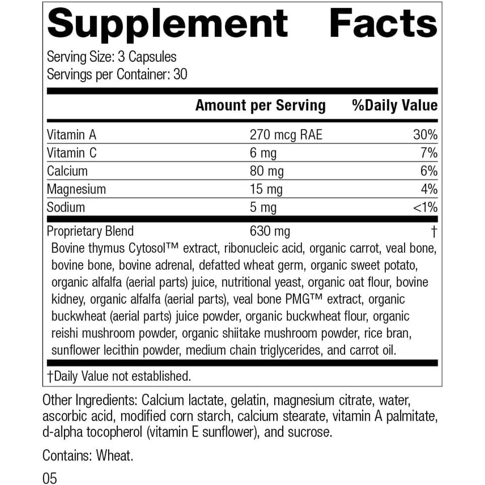 Standard Process Inc. Congaplex, Thymus Gland Support Supplement 90 Capsules