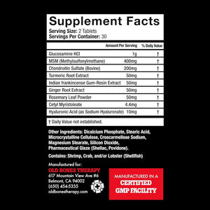 Old Bones Therapy Joint Care Formula - Joint Care Supplement