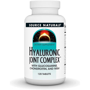 Source Naturals Hyaluronic Joint Complex with Glucosamine, Chondroitin & MSM Extra Strength - 120 Tablets
