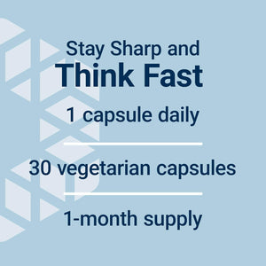Life Extension Quick Brain Nootropic — Enhanced Brain Performance, Learning and Retention 30 Vegetarian Capsules