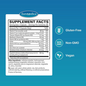 Euromedica Sucontral D - 60 Capsules - Non-Gmo, Vegan - 60 Servings