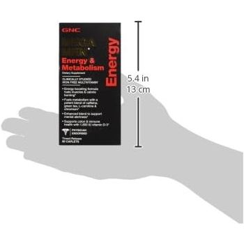 GNC Mega Men Energy and Metabolism Supplement, 90 Count