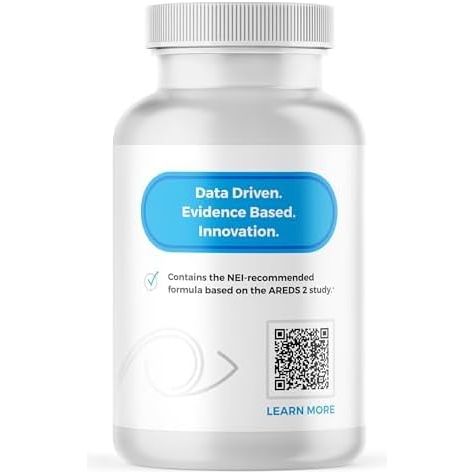 Areds 2 Eye Vitamins  - Supports Eye Strain, Dry Eyes, and Vision Health - Carotenoid Blend