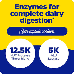Enzymedica, Dairyassist Chewable, Enzyme Support for Digestive Relief from Lactose Intolerance, 60 Chewable Tablets