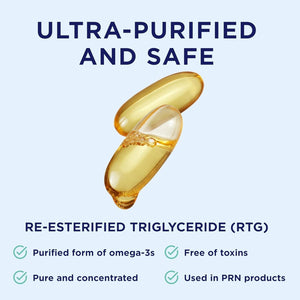 PRN DE Omega Benefits - Support for Eye Dryness - 2240Mg EPA & DHA in the Triglyceride Form | 2 Month Supply