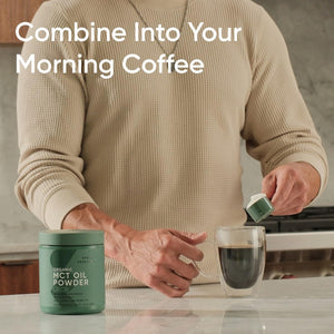 Sports Research Organic MCT Oil Powder - Keto & Vegan Mcts C8, C10 from Coconuts - Unflavored, 10.6 Oz