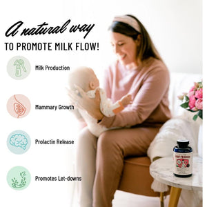 Legendairy Milk Pump Princess Lactation Supplement - Breastfeeding Supplements for Milk Supply Increase and Milkflow 60 Capsules