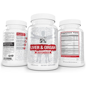 5% Nutrition Rich Piana Liver & Organ Defender Cycle Support plus NAC (90 Servings)