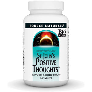 Source Naturals St. John'S Positive Thoughts, Supports a Good Mood* - 90 Tablets