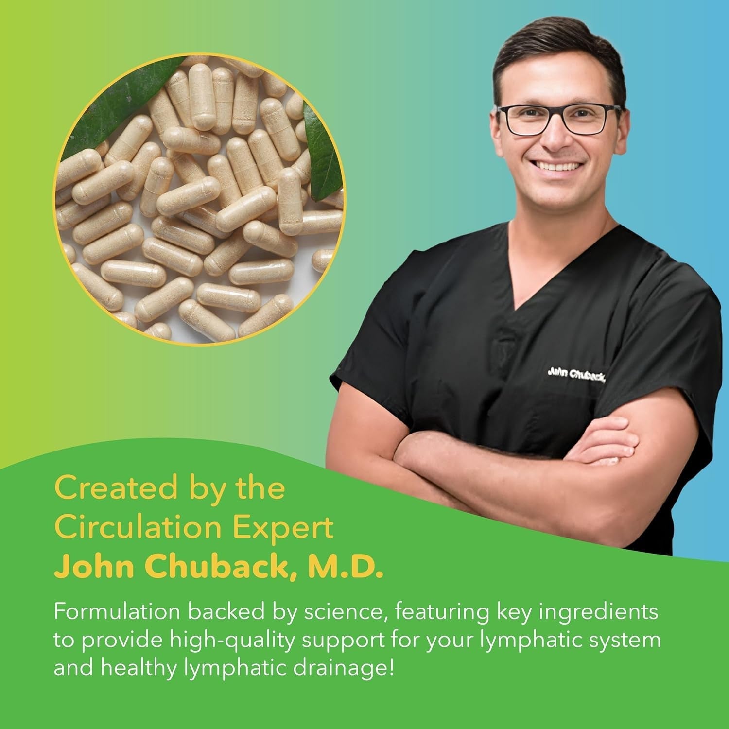 Lymphatic Formula, Diosmin Hesperidin 1000 Mg, 60 Capsules