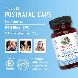 Maryruth Organics Postnatal Probiotics for Breastfeeding Women | 54 Billion CFU | Non-Gmo | Vegan | 30 Servings