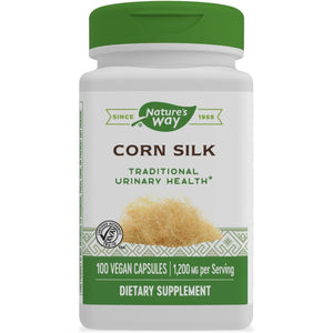 Nature'S Way Corn Silk - 1,200 Mg per 3-Capsule Serving - Traditional Urinary Health Support - 100 Vegan Capsules