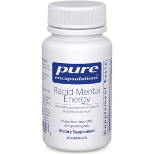 Pure Encapsulations Rapid Mental Energy - Vegan Memory Supplement to Support Brain Health - 30 Capsules