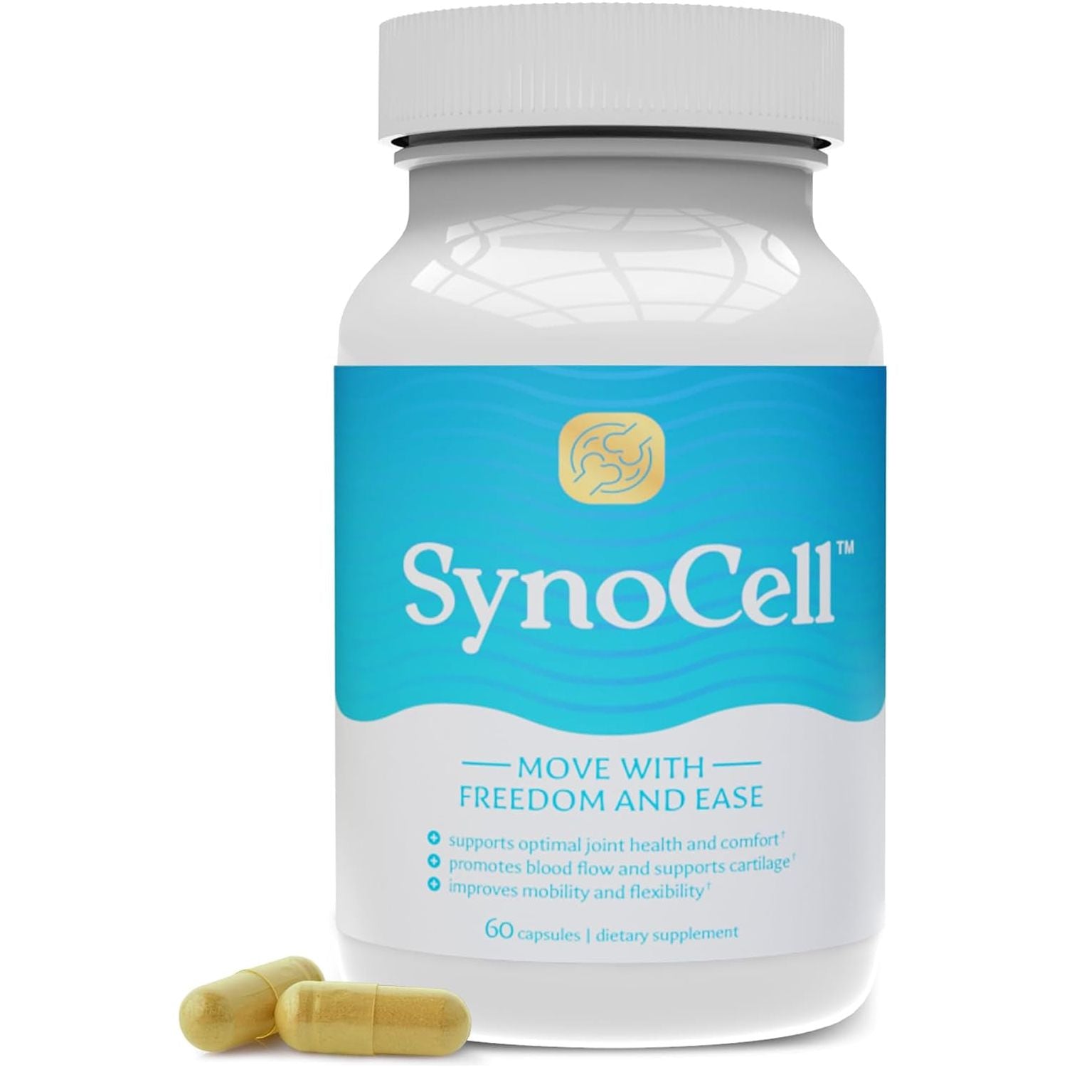 Glucosamine Chondroitin Complex Back, Neck, and Joint Support Supplement - Move with Freedom and Ease