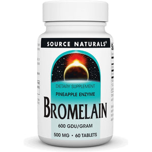 Source Naturals Bromelain 500Mg Proteolytic Enzyme Supplement - 60 Tablets