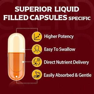 DHT Blocker for Men | Hair Growth Supplement with Saw Palmetto & Biotin (90 Capsules)