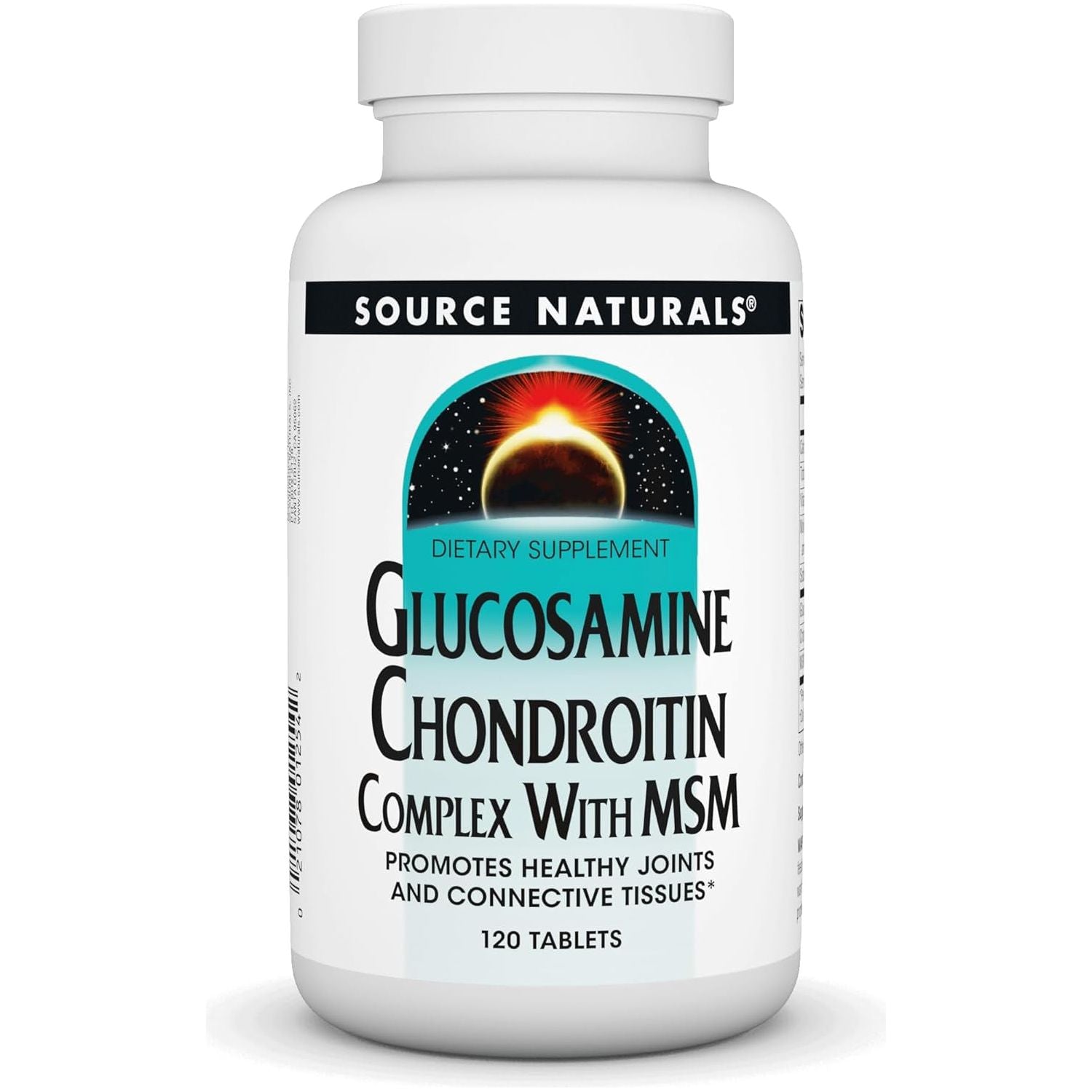 Source Naturals Glucosamine Chondroitin Complex with Msm - 120 Tablets