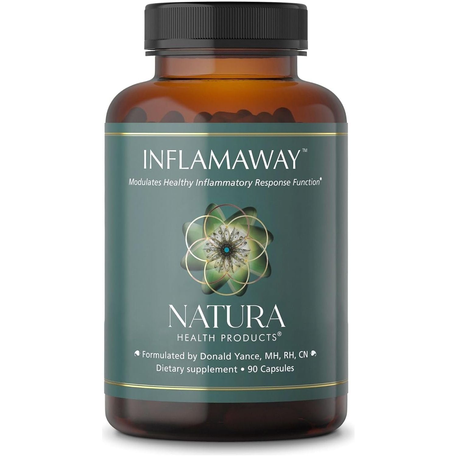 Natura Health Products Inflamaway Supplement - Modulate a Healthy Inflammatory Response (90 Capsules)