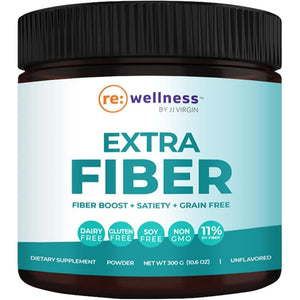 Reignite Wellness by JJ Virgin | Extra Fiber | 12 Fiber Powder Supplement | Supports Gut Health | 60 Servings