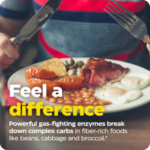 Enzymedica, Bean Assist, Fast-Acting Digestive Enzymes for Gas and Bloating, 30 Capsules