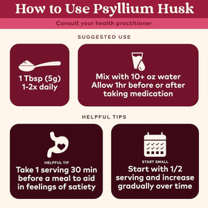 ORGANIC INDIA Whole Psyllium Husk Powder Organic for Digestion Support 12 Oz