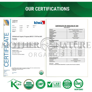 Mother Nature USDA Organic Maca Root 1600Mg, Supports Mood, Hormonal Balance Reproduction & Energy (120Ct)