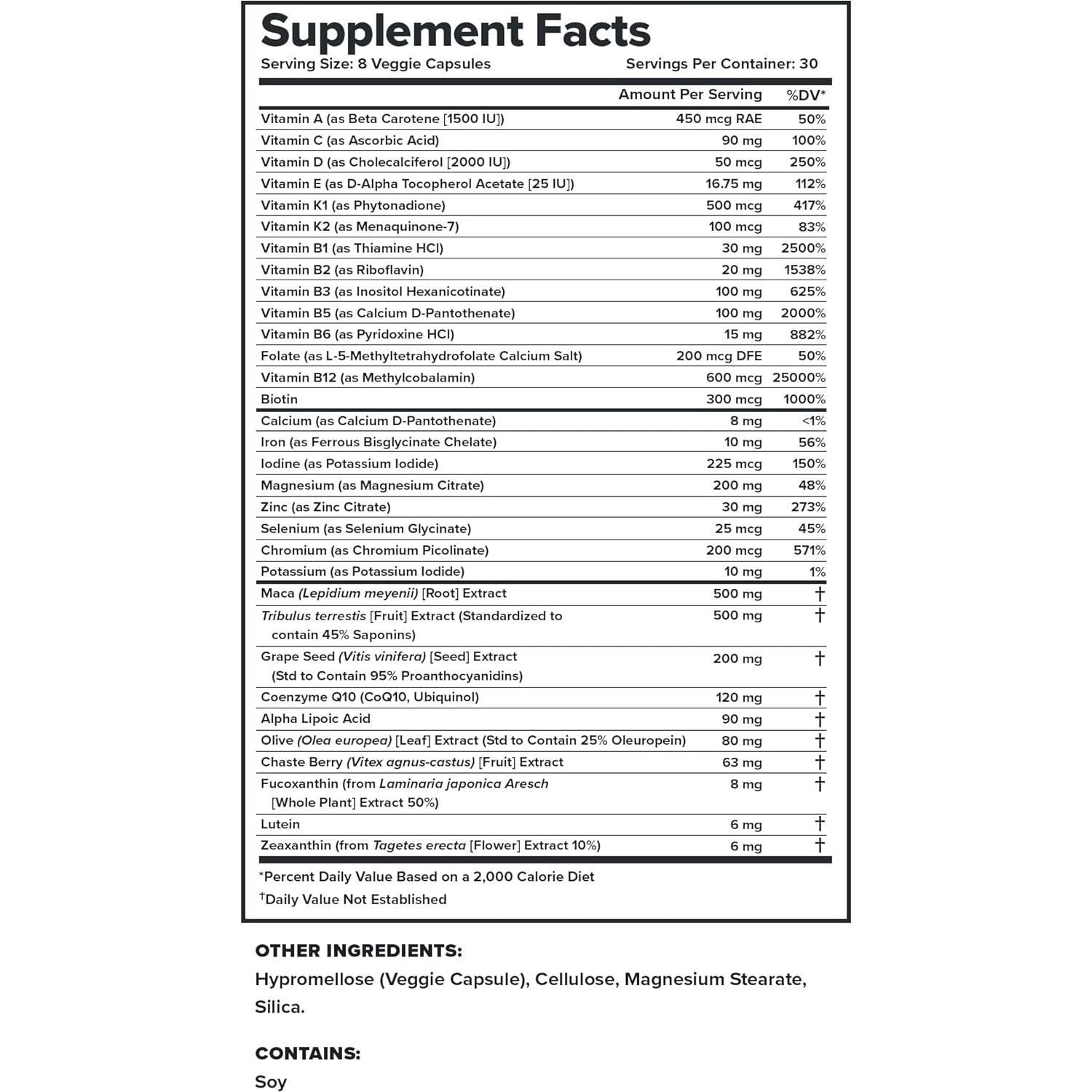 LEGION Triumph Daily Sport Multivitamin Supplement - 30 Servings