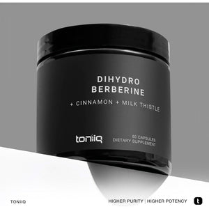 Dihydroberberine Supplement - Ultra High Potency 1,000Mg Formula with Glucovantage, 10:1 Ceylon Cinnamon & 50:1 Milk Thistle - Third-Party Lab Tested