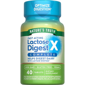 Nature'S Truth Lactose Digest Tablets with Lactase Enzyme 40 Pills