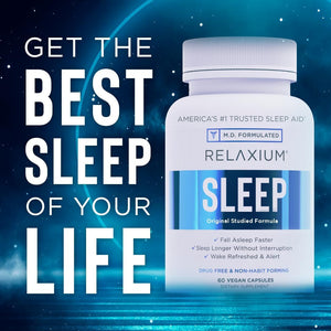 Relaxium Sleep Aid for Better Sleep 14-Day Supply (28 Vegan Capsules)