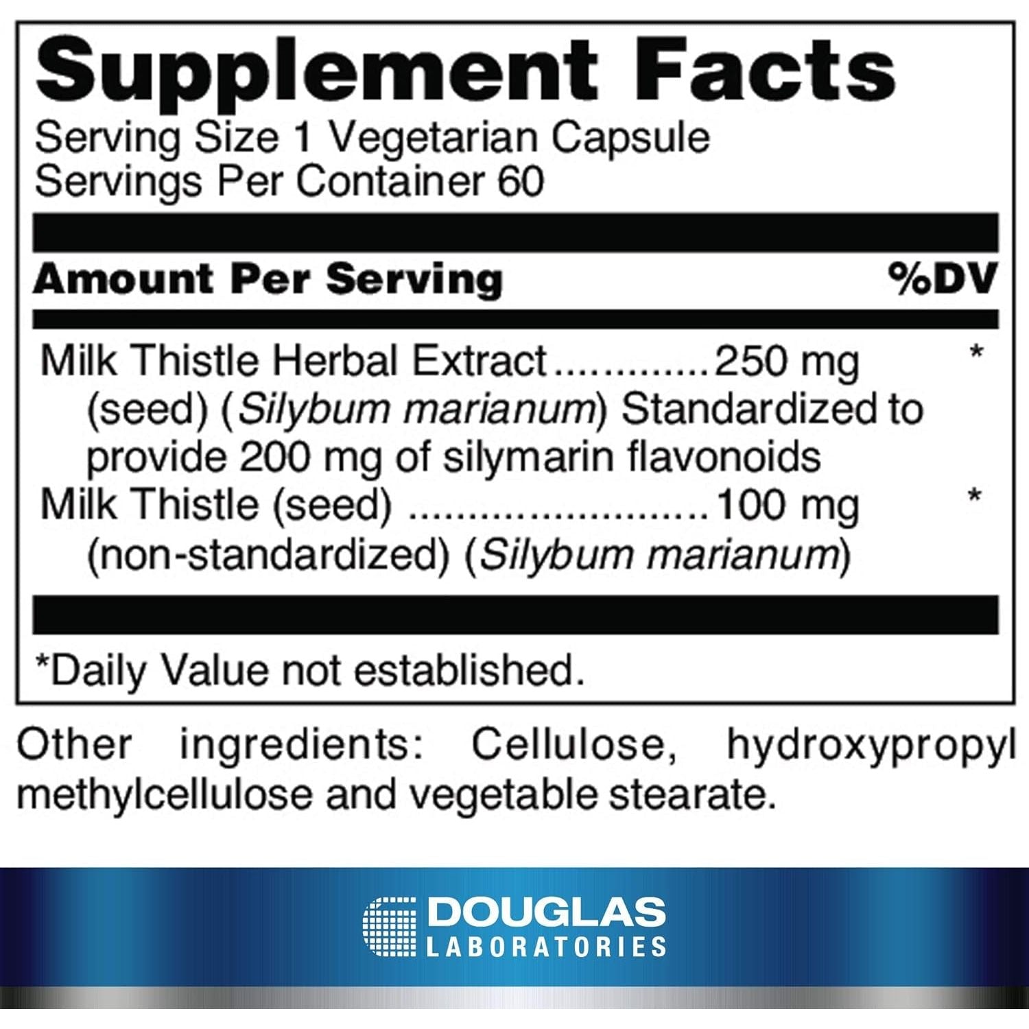 Douglas Laboratories Milk Thistle Max-V | Standardized Herbal Extract for Liver Support | 60 Capsules