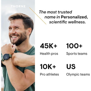 THORNE Advanced Testosterone Support for Men - with Ashwagandha, Shilajit & Zinc - Soy, Gluten & Dairy Free - 60 Capsules