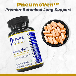 Premier Research Labs Pneumoven - Lung Support Supplement - 60 Vegetarian Capsules