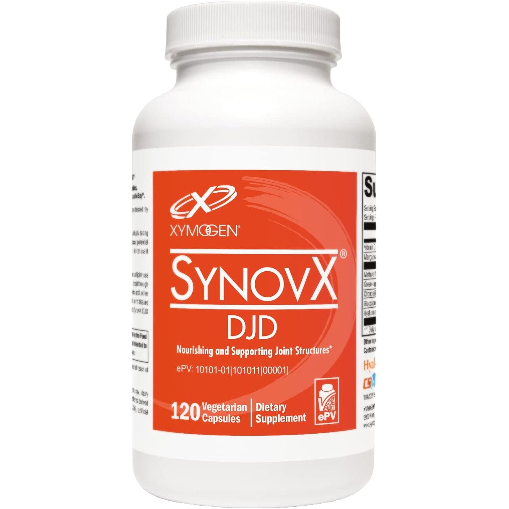 XYMOGEN Synovx DJD - Helps Maintain Healthy Joints + Provides Joint Tissue Building Blocks (120 Capsules)
