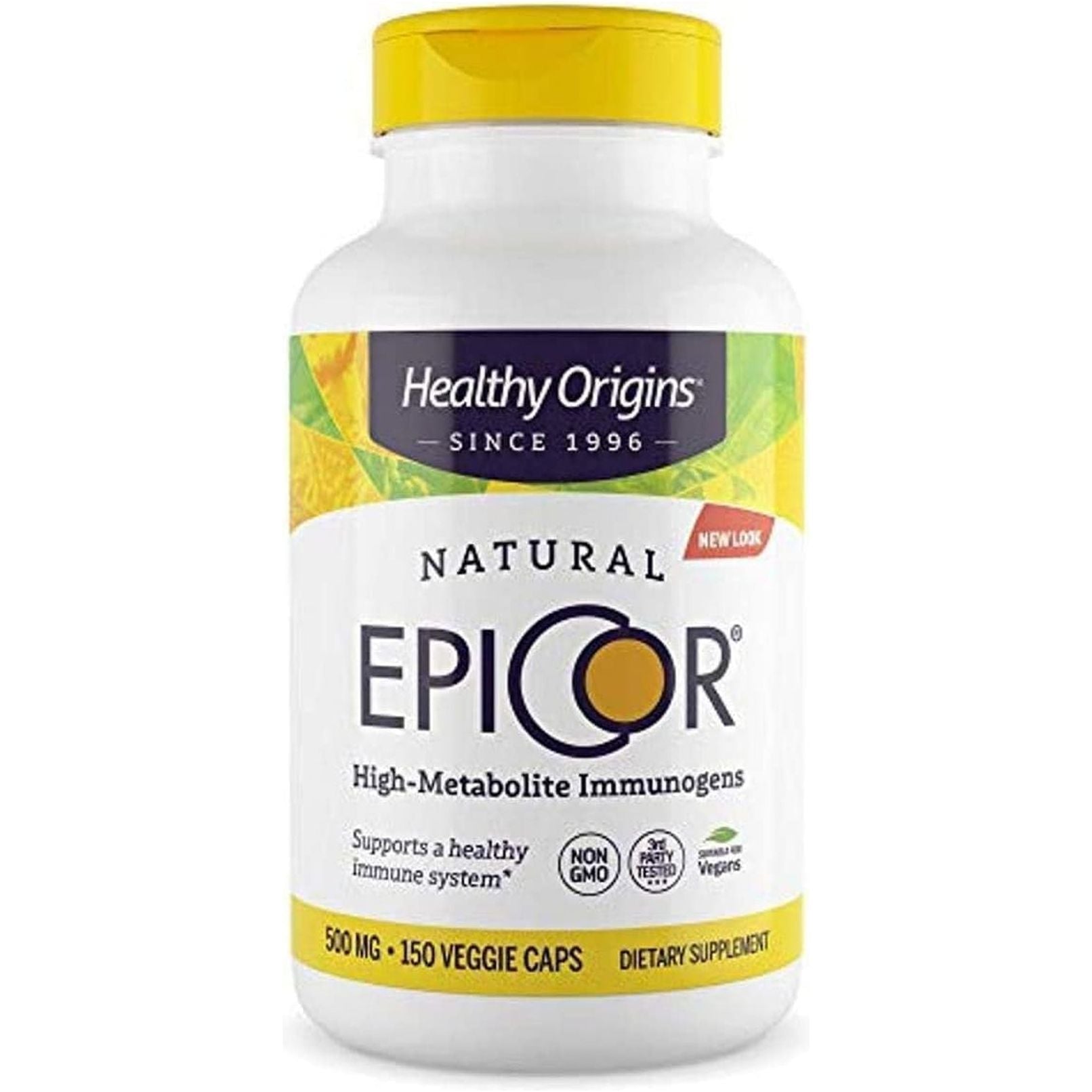Healthy Origins Epicor (Immune Protection), 500 Mg - Plant-Based Immune Support Capsules - 150 Veggie Caps