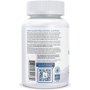 Nordic Naturals Zero Sugar Melatonin Gummies Raspberry - 60 Gummies