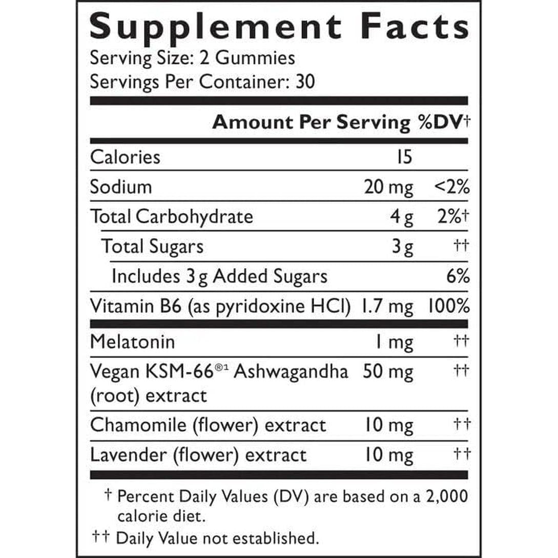 Bach RESCUE plus Sleep & Stress Support Gummies, Nighttime Supplement 60 Count