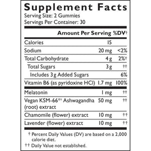 Bach RESCUE plus Sleep & Stress Support Gummies, Nighttime Supplement 60 Count