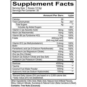 REDCON1 Post Workout Recovery Powder - Hydration Powder with Electrolytes, Vitamins & Coconut Water (30 Servings)