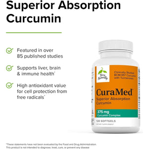 Terry Naturally Curamed 375 Mg Curcumin Complex - 120 Softgels